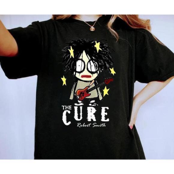 Bradley M Other - The Cure Robert Smith Gothic Rock Band Graphic T-Shirt